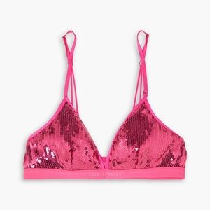 Love Stories Pink Sequin Bralette